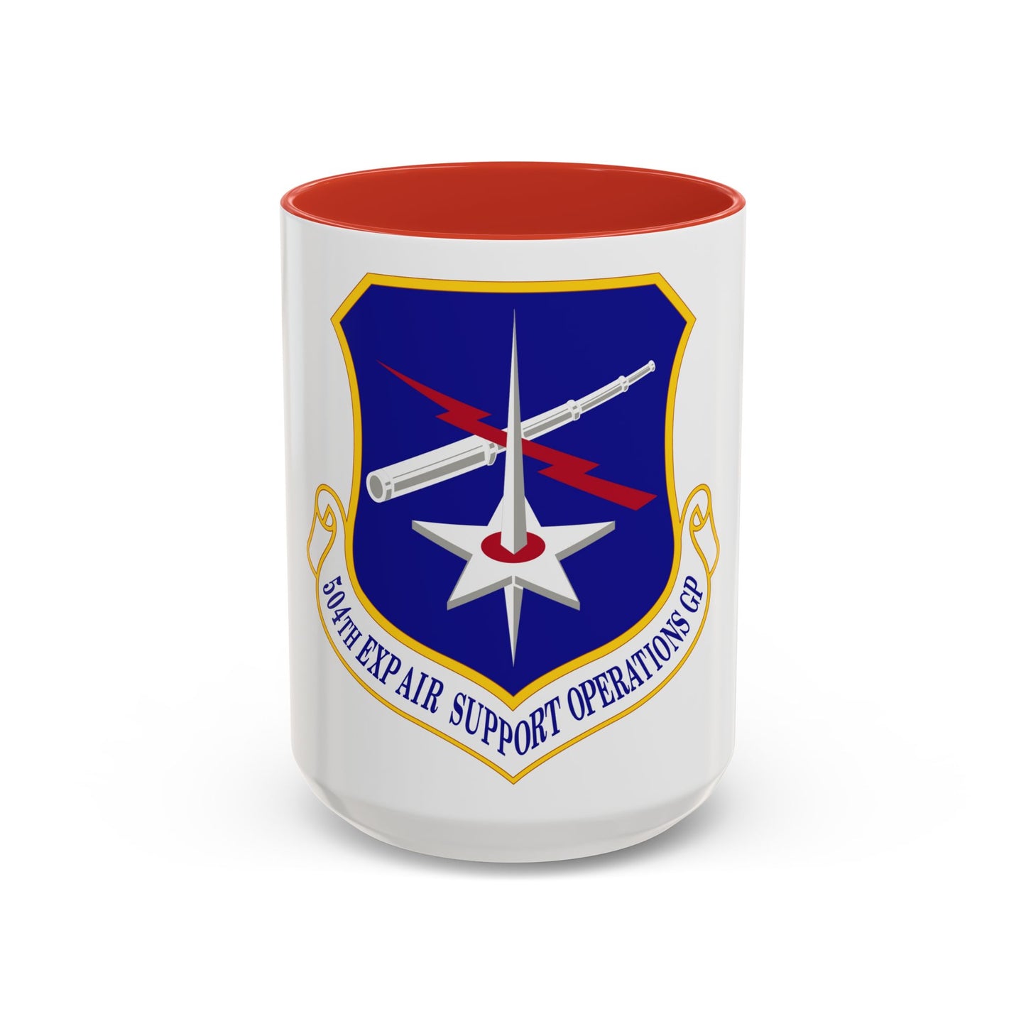504th Expeditionary Air Support Operations Group (U.S. Air Force) Accent Coffee Mug