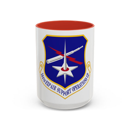 504th Expeditionary Air Support Operations Group (U.S. Air Force) Accent Coffee Mug
