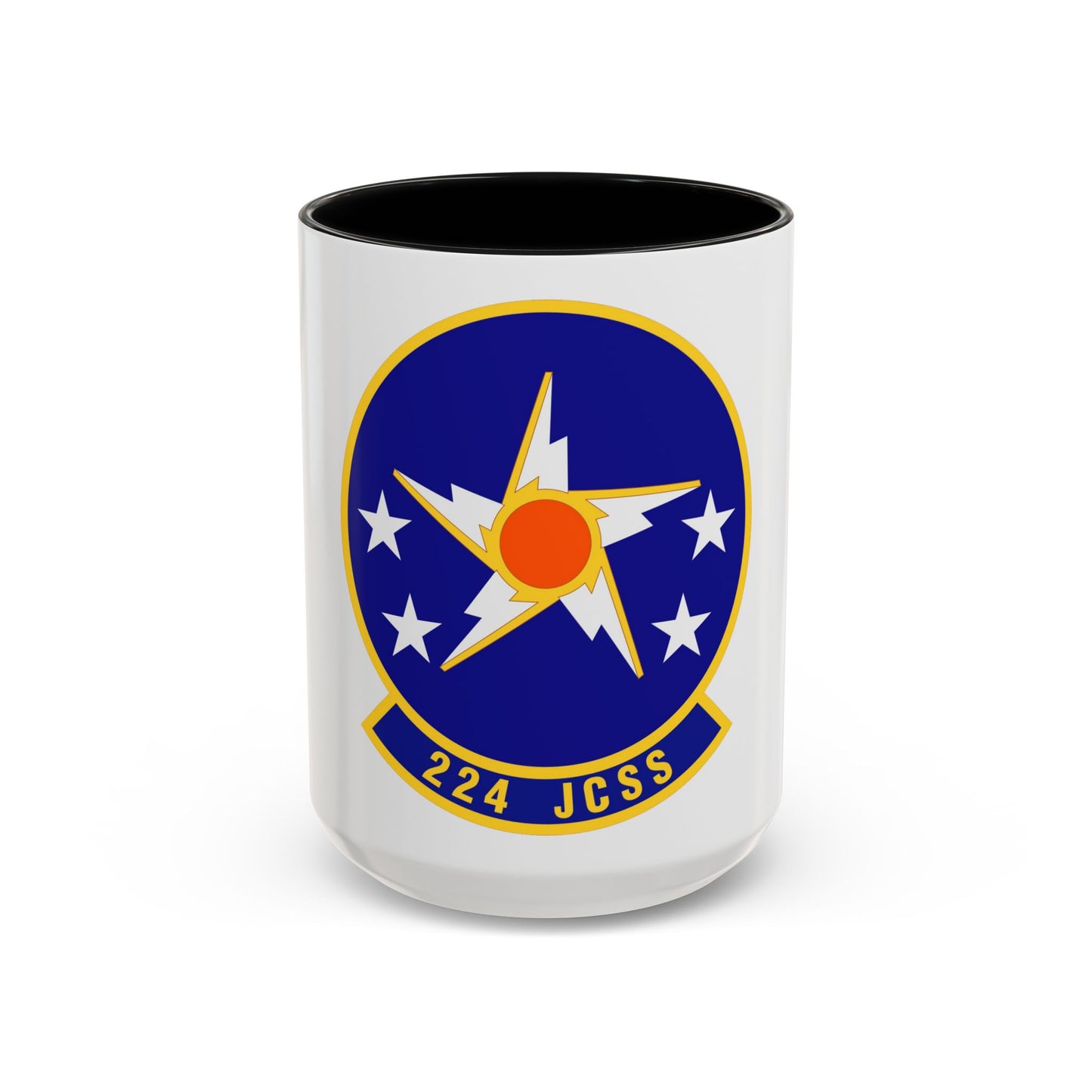 224th Joint Communications Support Squadron (U.S. Air Force) Accent Coffee Mug