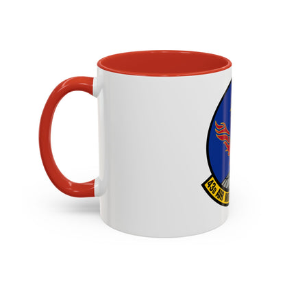 43 Air Mobility Squadron AMC (U.S. Air Force) Accent Coffee Mug