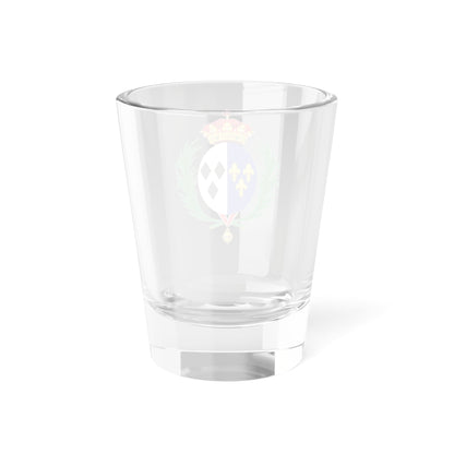 Coat of Arms of Emanuela de Dampierre as Duchess of Segovia (Spain) (Coat of Arms) Shot Glass 1.5oz
