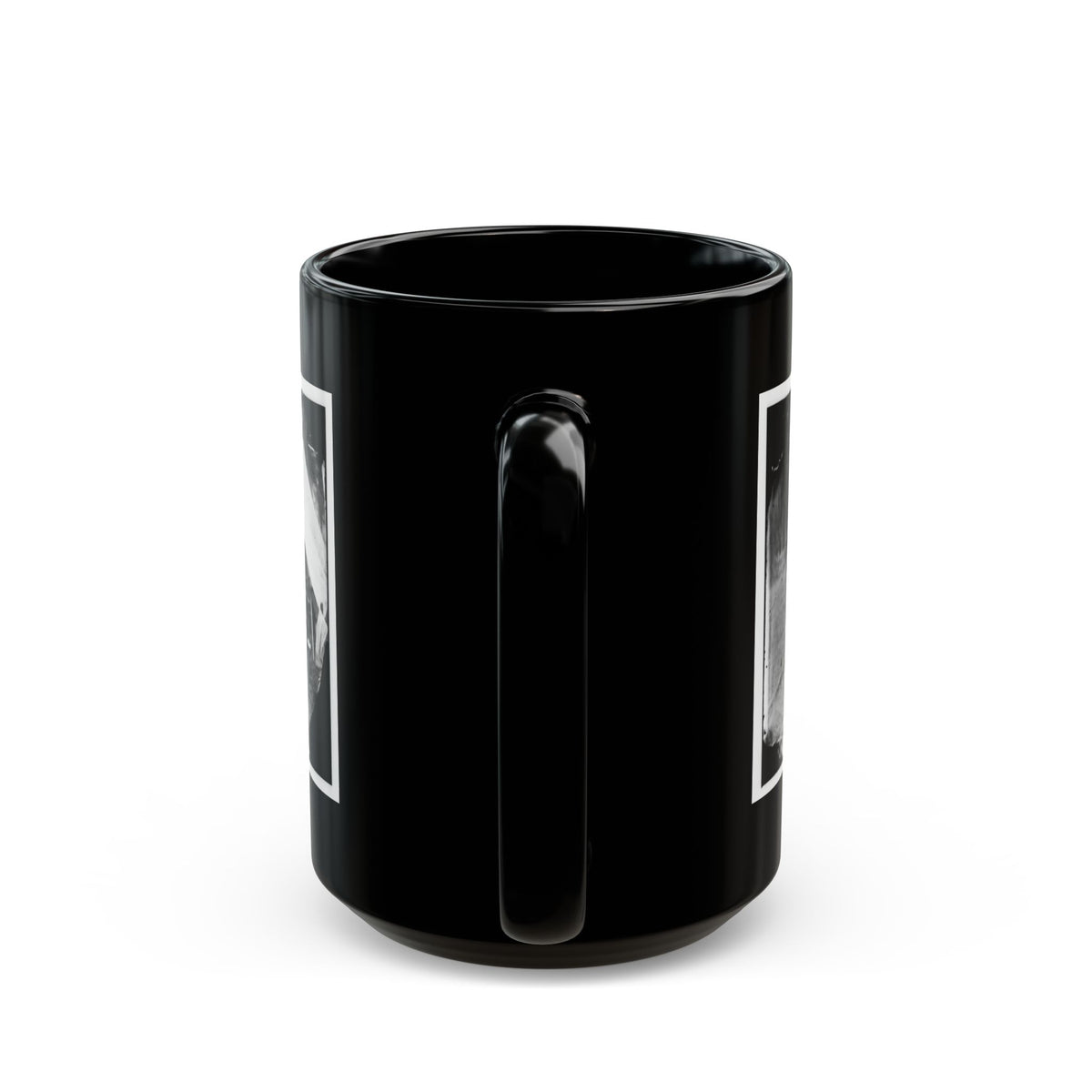 Antietam, Maryland. Group Of Federal Artillery Offices On Battlefield (U.S. Civil War) Black Coffee Mug