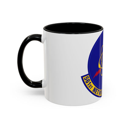 561 Network Operations Squadron ACC (U.S. Air Force) Accent Coffee Mug