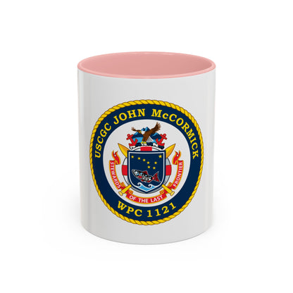 USS John McCormick WPC 1121 (U.S. Coast Guard) Accent Coffee Mug