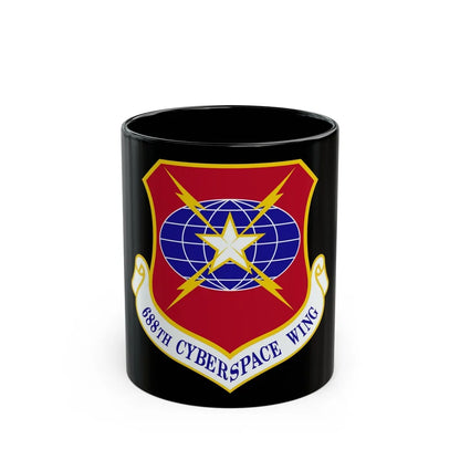 688 Cyberspace Wing ACC (U.S. Air Force) Black Coffee Mug-11oz-Go Mug Yourself