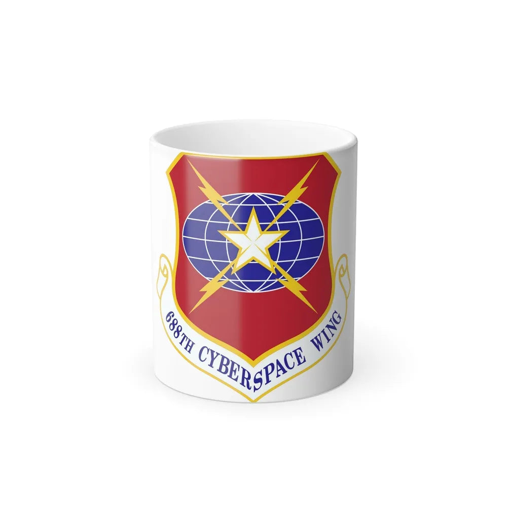688 Cyberspace Wing ACC (U.S. Air Force) Color Changing Coffee Mug-11oz-Go Mug Yourself