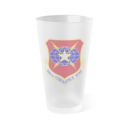 688 Cyberspace Wing ACC (U.S. Air Force) Frosted Pint Glass 16oz-16oz-Frosted-Go Mug Yourself