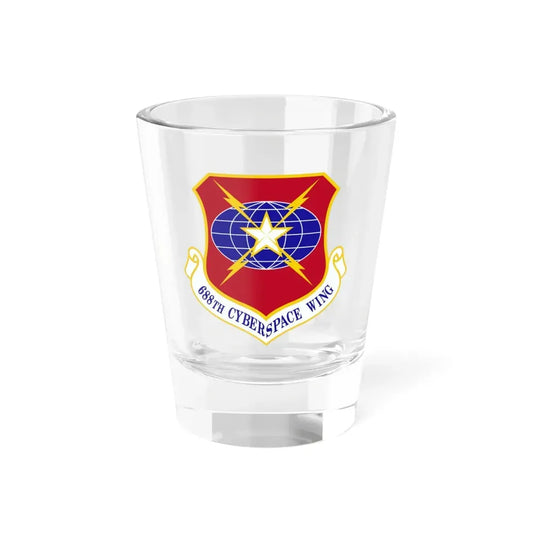 688 Cyberspace Wing ACC (U.S. Air Force) Shot Glass 1.5oz 1.5oz - Go Mug Yourself