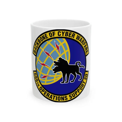 688 Operations Support Squadron ACC (U.S. Air Force) White Coffee Mug-11oz-Go Mug Yourself