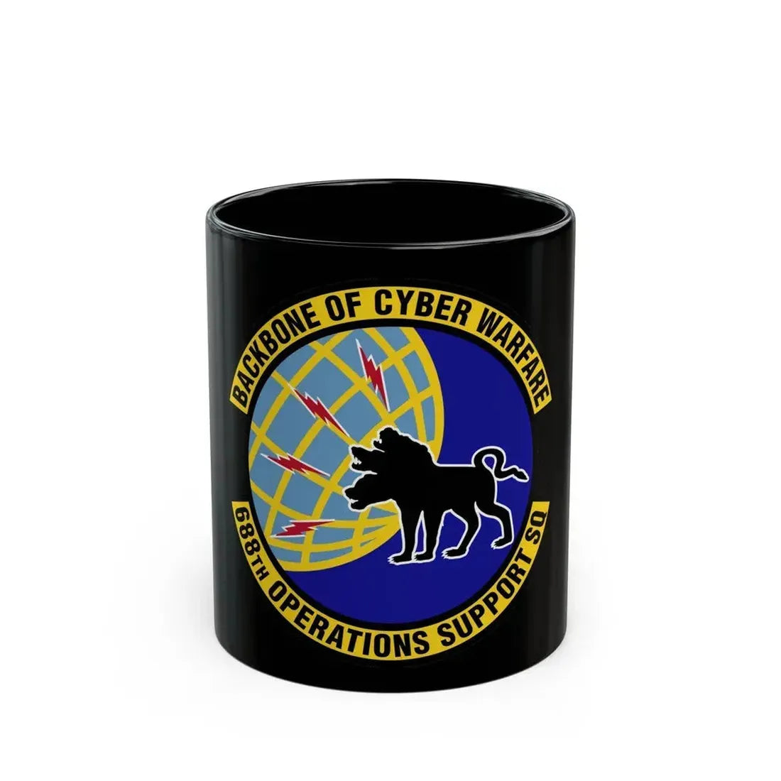 688 Operations Support Squadron ACC (U.S. Air Force) Black Coffee Mug 11oz - Go Mug Yourself