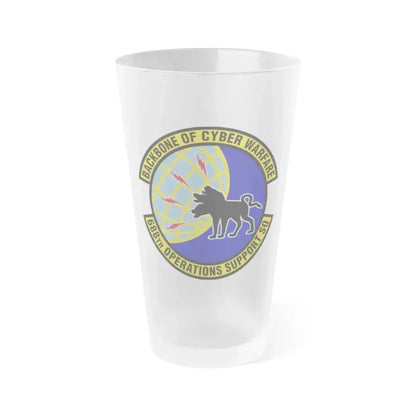 688 Operations Support Squadron ACC (U.S. Air Force) Frosted Pint Glass 16oz 16oz Frosted - Go Mug Yourself