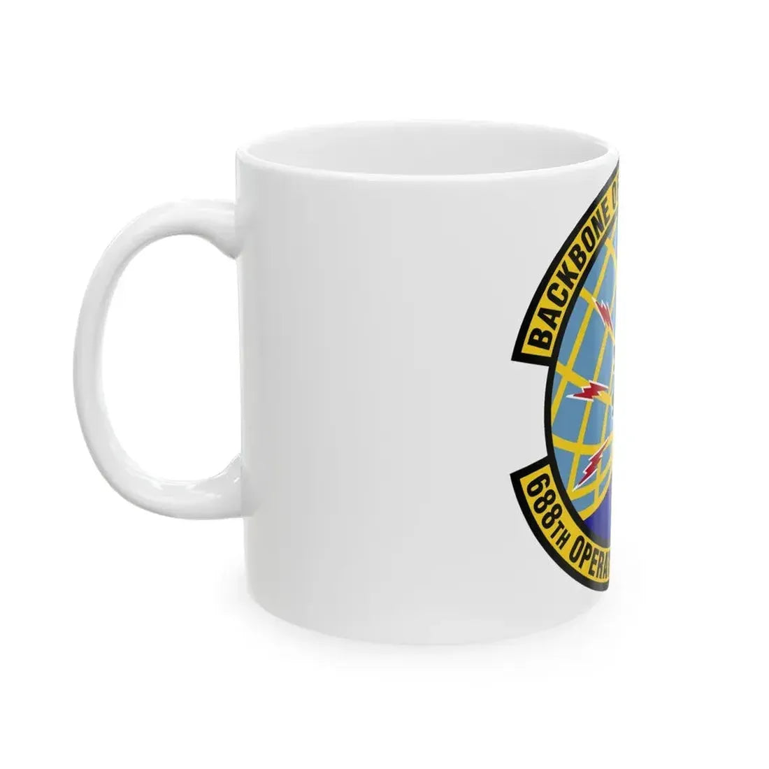 688 Operations Support Squadron ACC (U.S. Air Force) White Coffee Mug - Go Mug Yourself