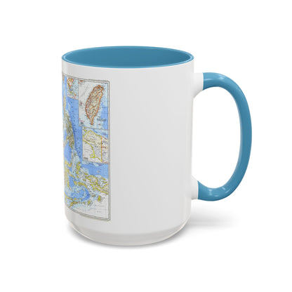 Asia - Southeast (1968) (Map) Accent Coffee Mug