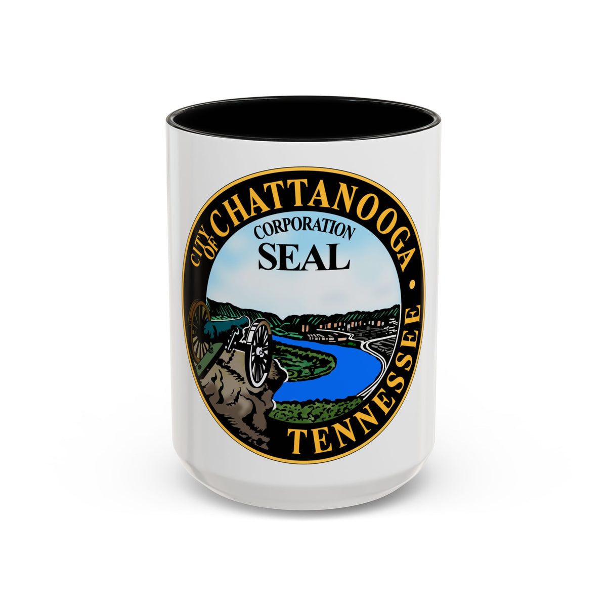 Seal of Chattanooga Tennessee - Accent Coffee Mug