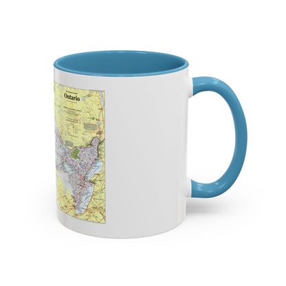 Canada - Ontario 1 (1996 (Map) Accent Coffee Mug