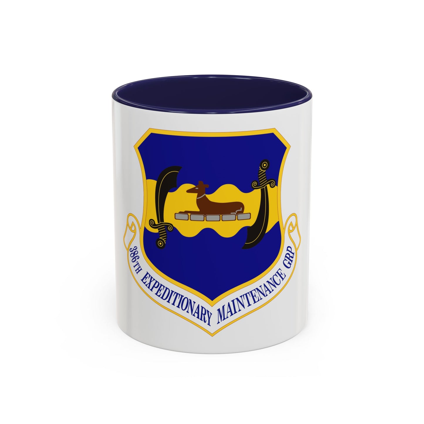 386th Expeditionary Maintenance Group (U.S. Air Force) Accent Coffee Mug