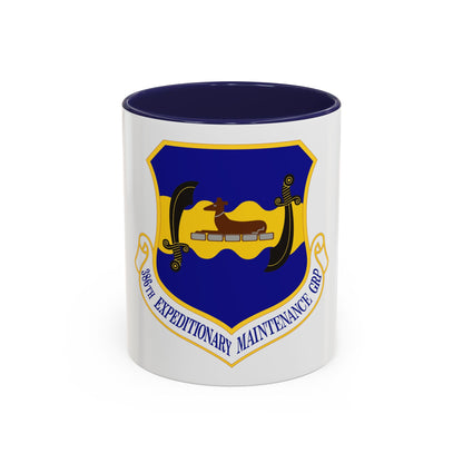386th Expeditionary Maintenance Group (U.S. Air Force) Accent Coffee Mug