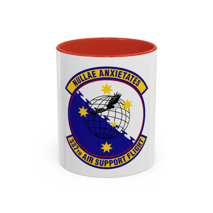 337 Air Support Flight PACAF (U.S. Air Force) Accent Coffee Mug