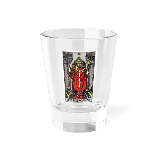 The Hierophant (Tarot Card) Shot Glass 1.5oz-1.5oz-Go Mug Yourself