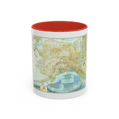 USA - Alaska (1956) (Map) Accent Coffee Mug