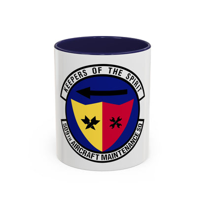 509th Aircraft Maintenance Squadron (U.S. Air Force) Accent Coffee Mug