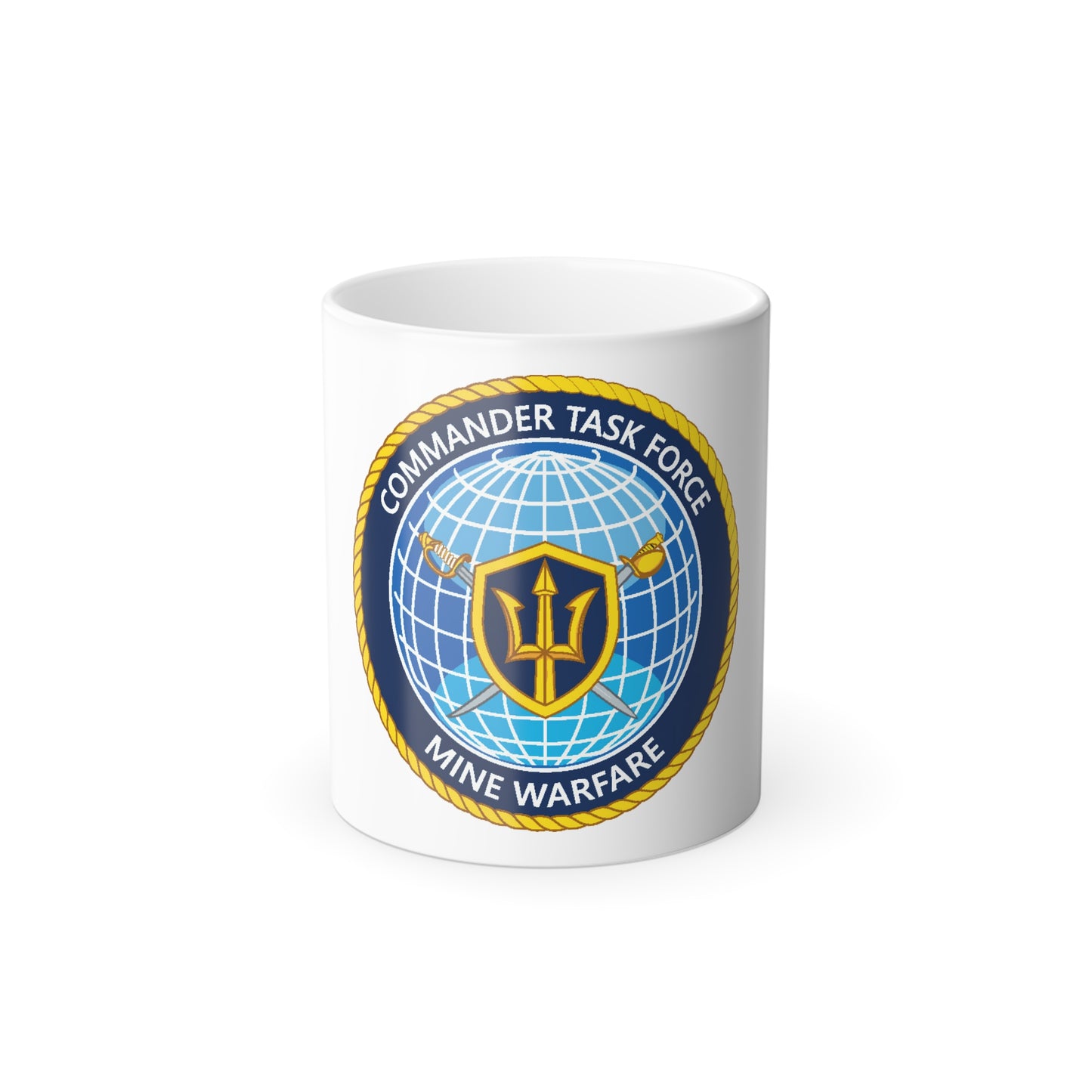 Commander Task Force Mine Warfare CTF MW (U.S. Navy) Color Changing Mug 11oz