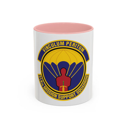 314th Mission Support Squadron (U.S. Air Force) Accent Coffee Mug