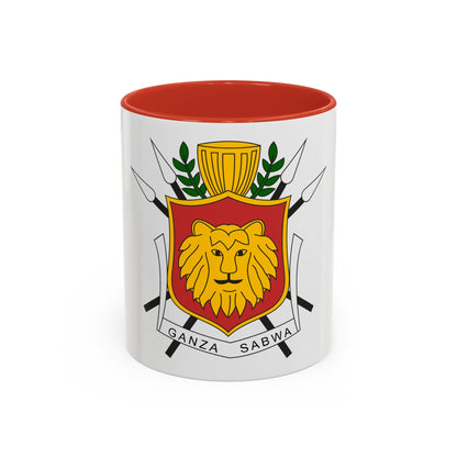 Coat of arms of the Kingdom of Burundi - Accent Coffee Mug