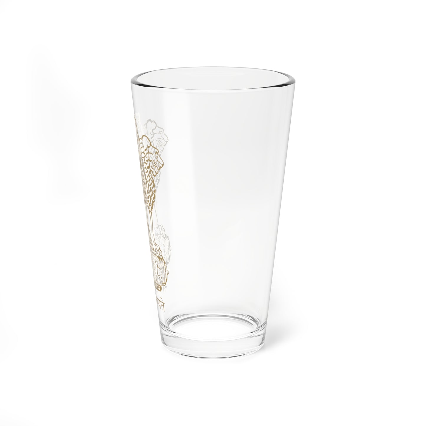 Emblem of India brown (India) (Coat of Arms) Pint Glass 16oz