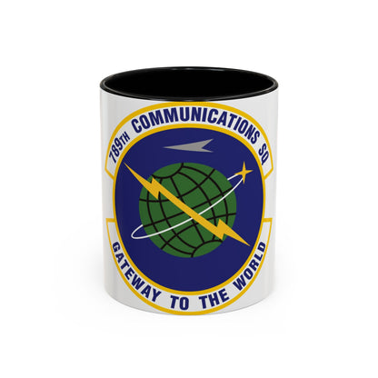 789th Communications Squadron (U.S. Air Force) Accent Coffee Mug