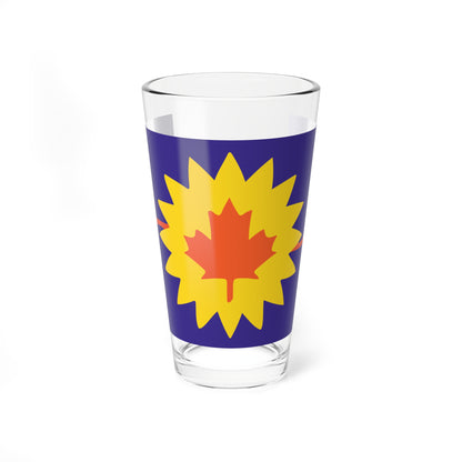 Flag of Baldwin City Kansas (United States) Pint Glass 16oz