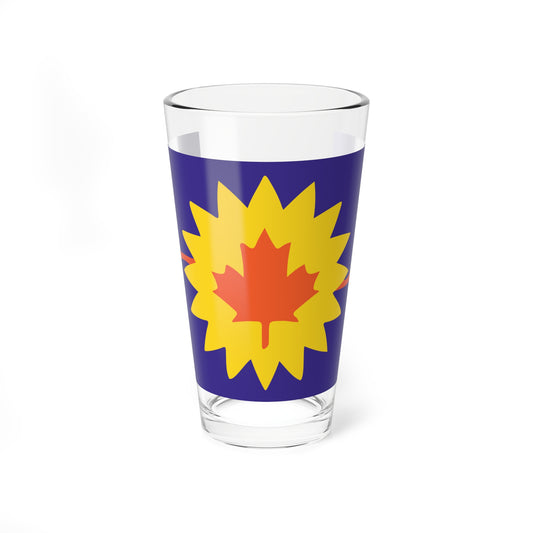 Flag of Baldwin City Kansas (United States) Pint Glass 16oz