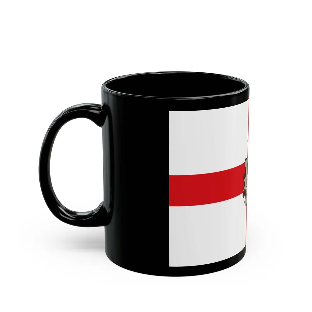 Flag of Huesca Spain - Black Coffee Mug-Go Mug Yourself