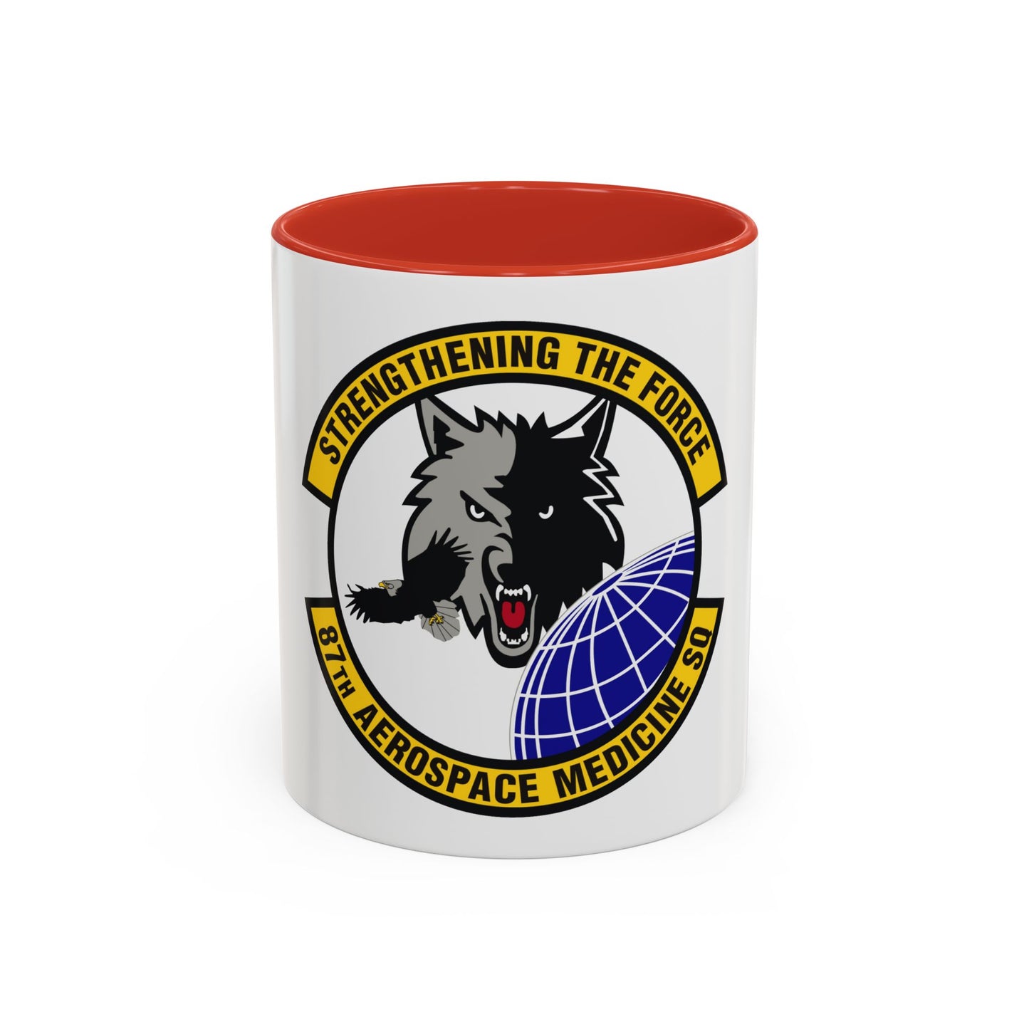 87th Aerospace Medicine Squadron (U.S. Air Force) Accent Coffee Mug