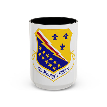 82d Medical Group (U.S. Air Force) Accent Coffee Mug