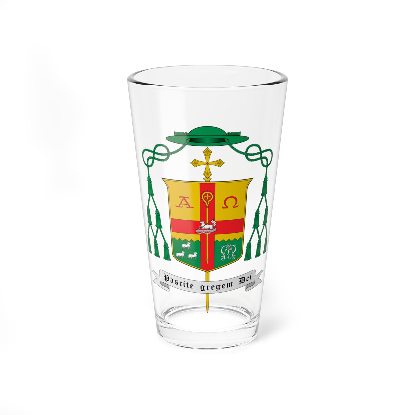 Escudo de Aurélio Pinto de Sousa (Spain) (Coat of Arms) Pint Glass 16oz