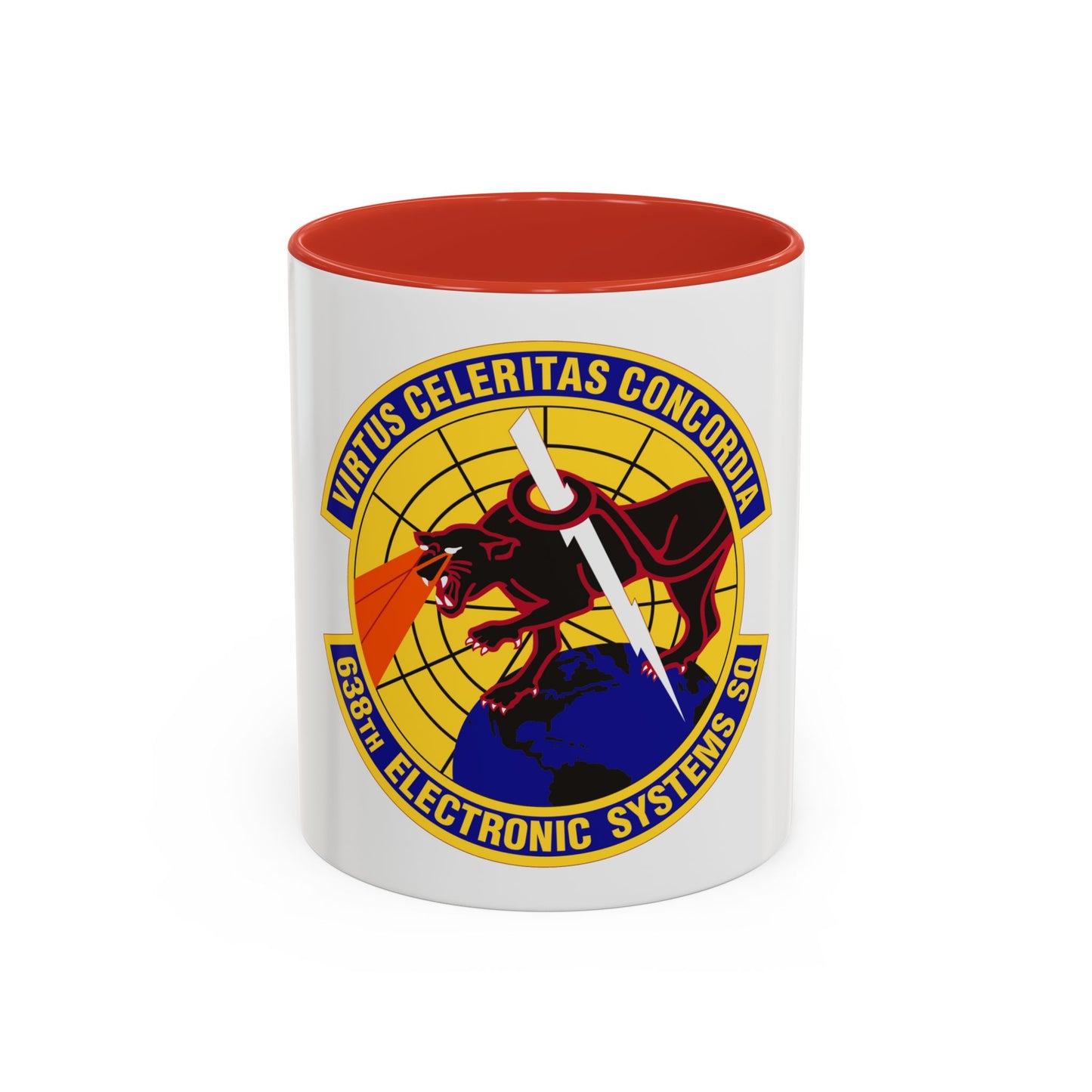 638th Electronic Systems Squadron (U.S. Air Force) Accent Coffee Mug