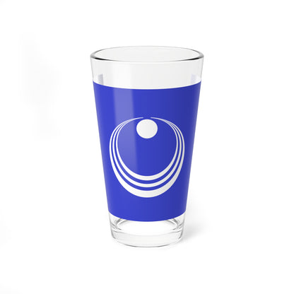 Flag of Misaki Chiba 1981-2005 (Japan) Pint Glass 16oz