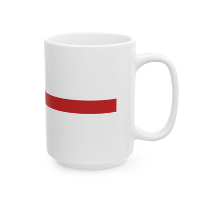 Naval Ensign of India 2014-2022 (India) White Coffee Mug