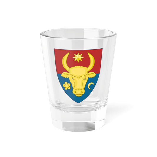 Insigne Moldovicum (Moldova) (Coat of Arms) Shot Glass 1.5oz