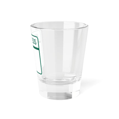 MD Blank Business (Maryland) (Road Sign) Shot Glass 1.5oz