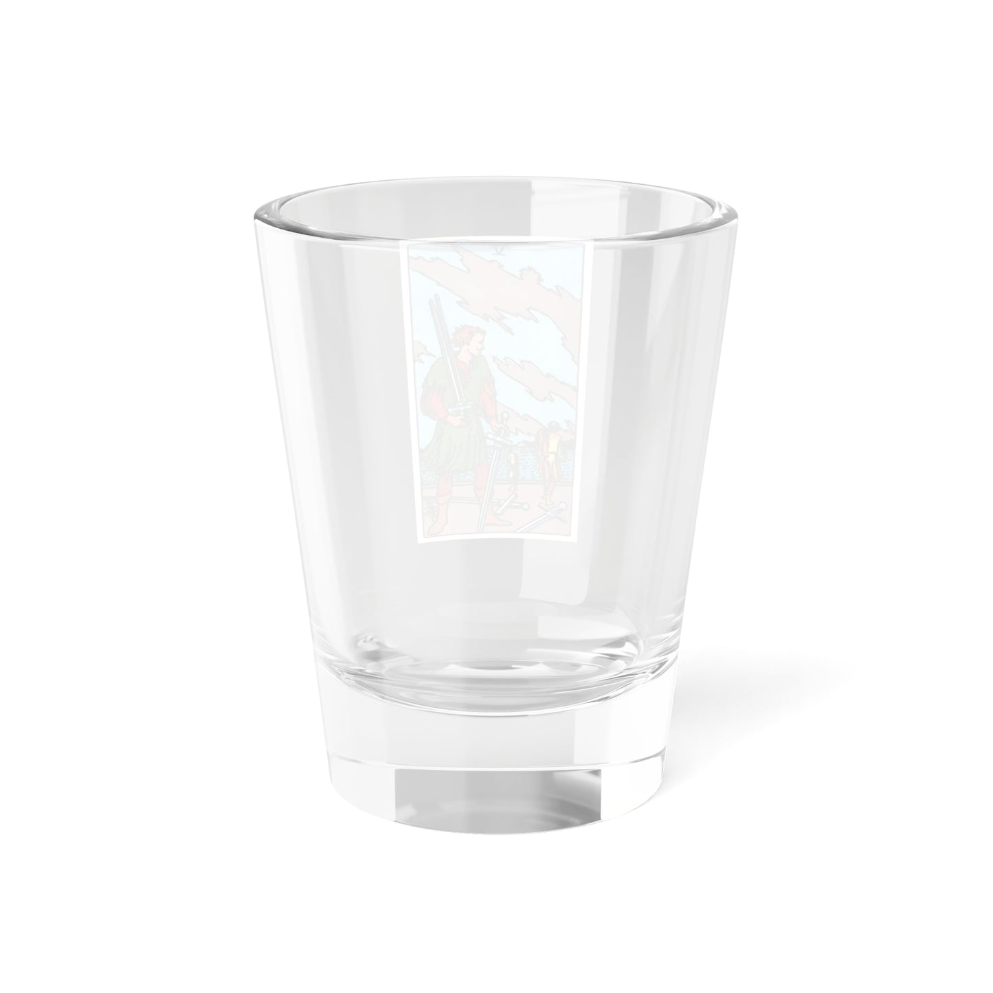 The 5 of Swords (Tarot Card) Shot Glass 1.5oz-Go Mug Yourself