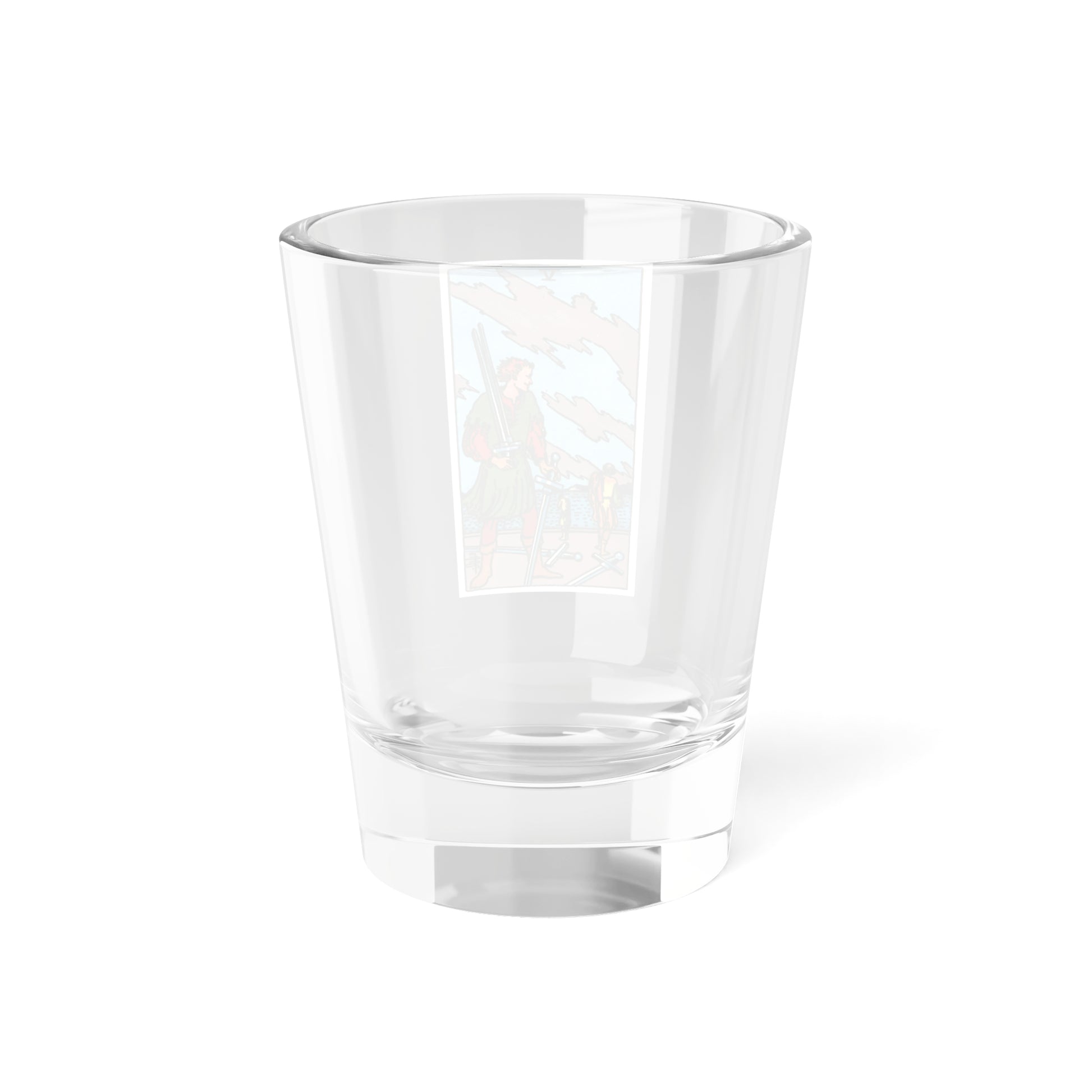 The 5 of Swords (Tarot Card) Shot Glass 1.5oz-Go Mug Yourself