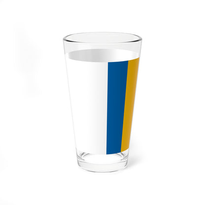 Flag of Csanyoszro (Hungary) Pint Glass 16oz