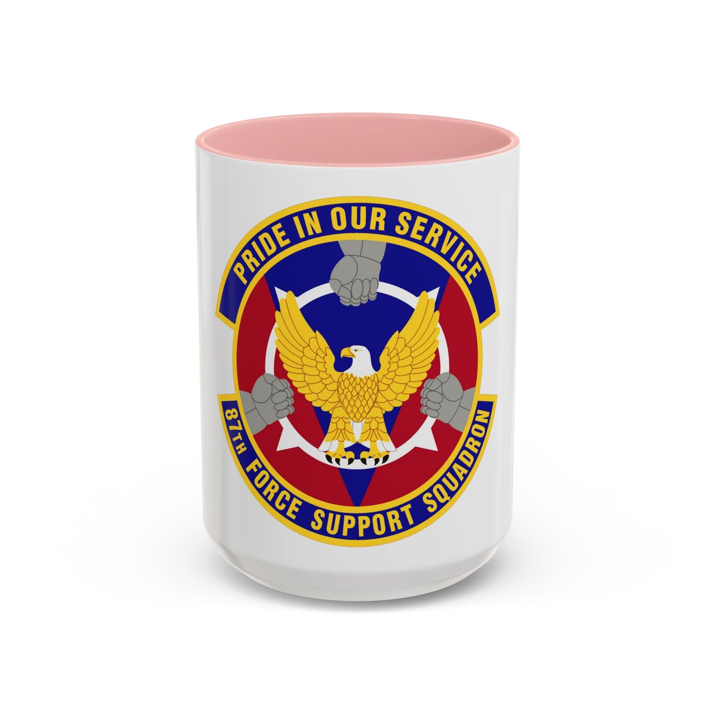 87 Force Support Squadron AMC (U.S. Air Force) Accent Coffee Mug