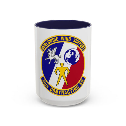 50th Contracting Squadron (U.S. Air Force) Accent Coffee Mug