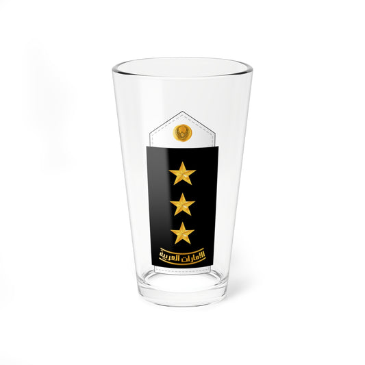 08 UAEN CAPT (United Arab Emirates) (Military Rank) Pint Glass 16oz