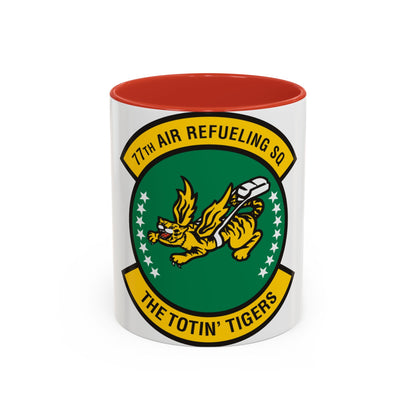 77 Air Refueling Squadron AFRC (U.S. Air Force) Accent Coffee Mug