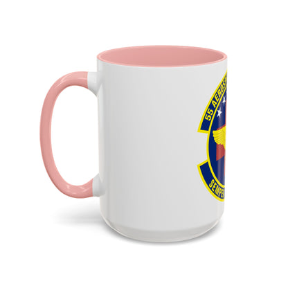 55th Aerospace Medicine Squadron (U.S. Air Force) Accent Coffee Mug