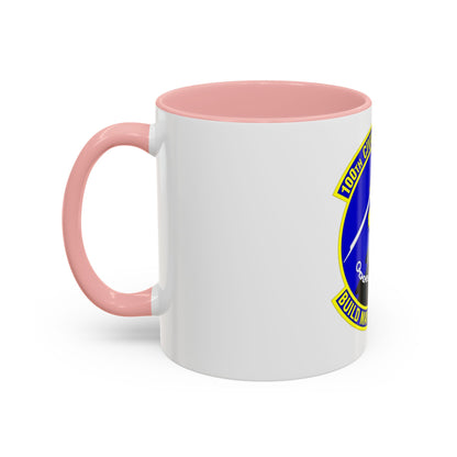100 Civil Engineer Squadron USAFE (U.S. Air Force) Accent Coffee Mug